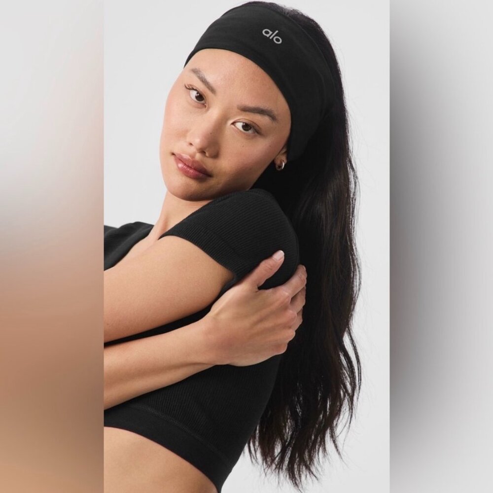 Alo Yoga Headband, Black, OS